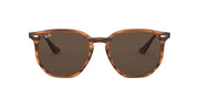 Ray-Ban Hexagonal RB4306 Sunglasses - Stripped Red Havana / M/L - 8056597072984