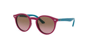 Ray-Ban RJ9064S Sunglasses - Fuchsia/Violet Gradient Brown / 44 mm - 8053672676945