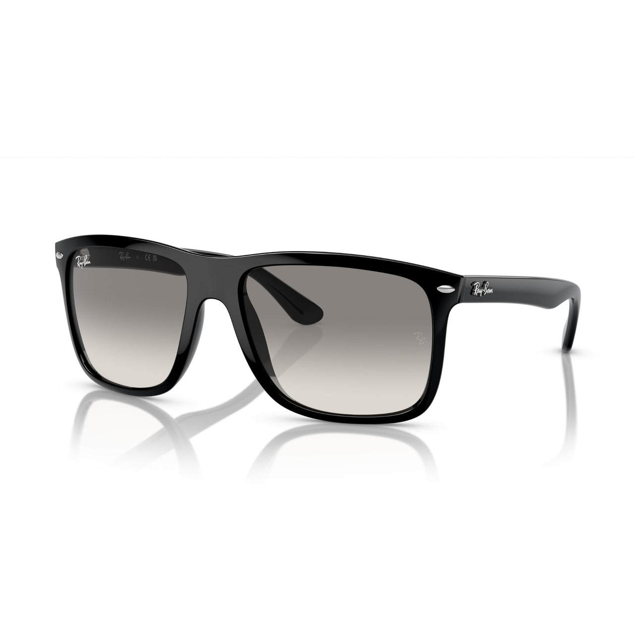 Ray-Ban Boyfriend Two RB4547F Sunglasses - Black / Large - 8056597957885