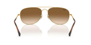 Ray-Ban Bain Bridge RB3735 Sunglasses - Gold/Clear Gradient Brown / 57 mm - X0045VDSCX - Additional Image 3