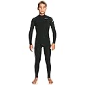 Quiksilver Boys Everyday Sessions 5/4/3 Back Zip Wetsuit - Black / 12