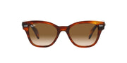 Ray-Ban RB0880S Sunglasses - Striped Havana/Clear Brown Gradient / 52 mm - 8056597720625
