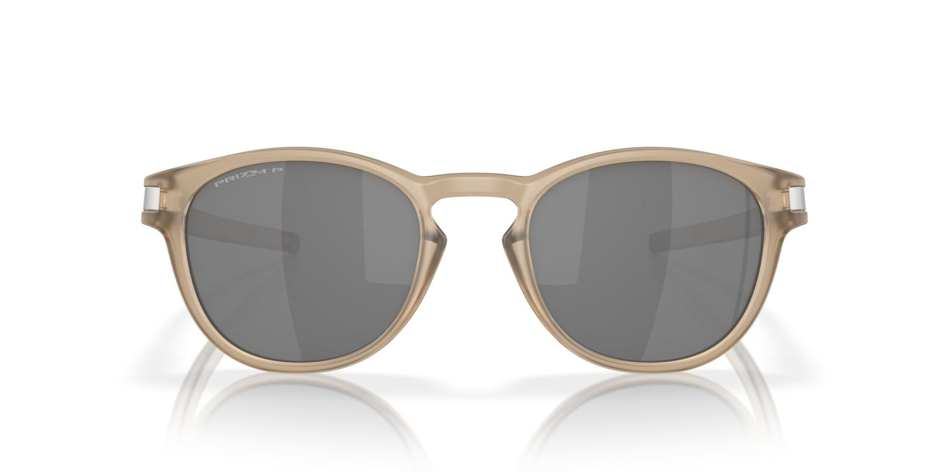Oakley Latch Oval Sunglasses - Matte Sepia/Prizm Black Polar / 53 - 888392618818