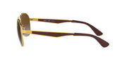 Ray-Ban Aviator RB3549 Sunglasses - Gold/Polarized Light Grey Gradient Brown / 58 mm - X002C4ZU1H - Additional Image 3