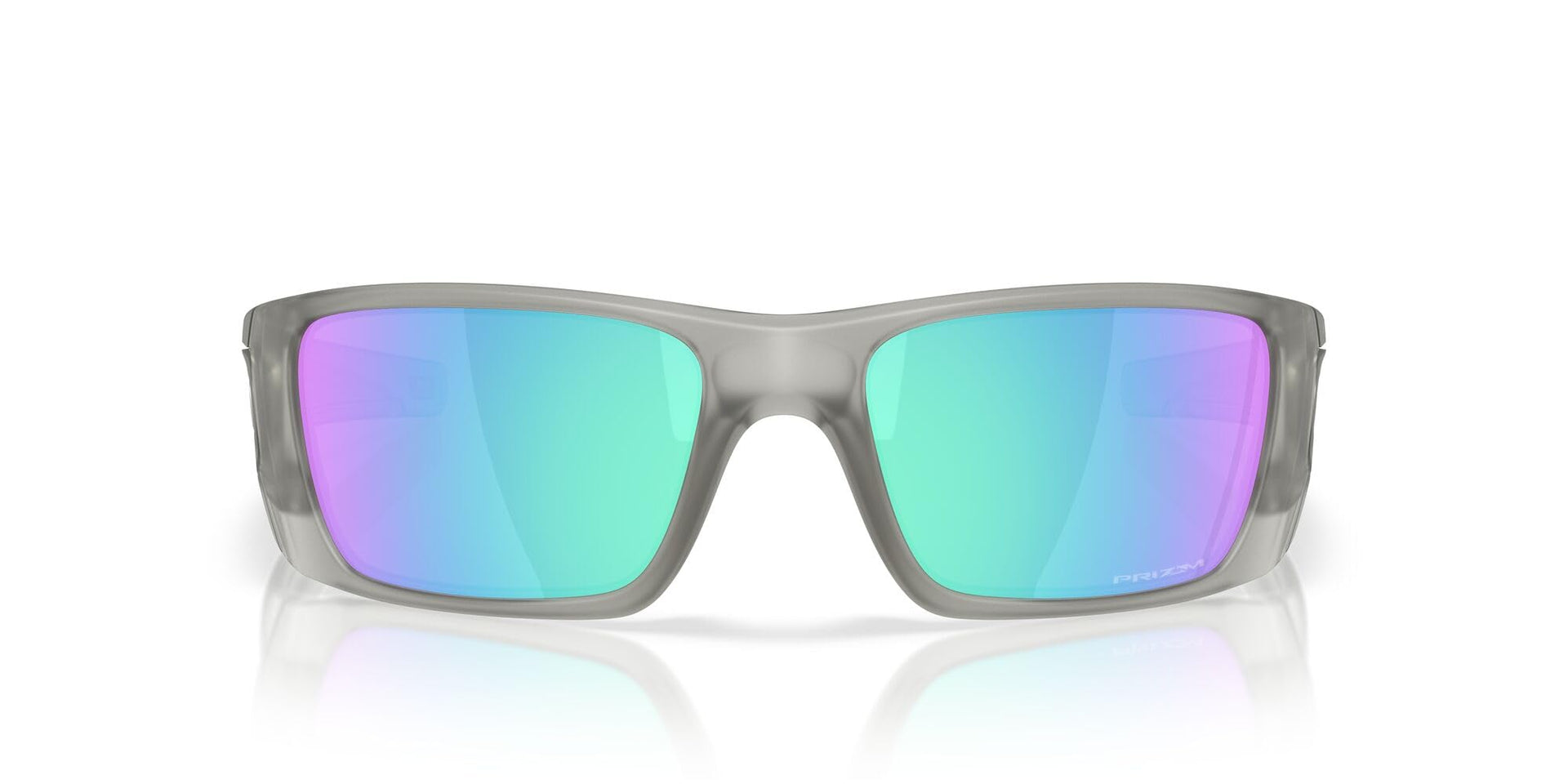 Oakley Fuel Cell Sunglasses - Matte Grey Ink/Prizm Sapphire / 60 mm - 7895653325289