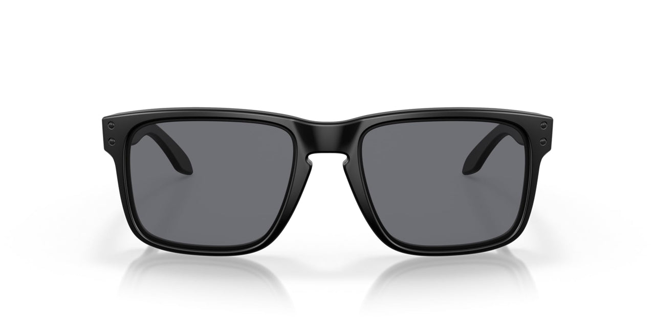 Oakley OO9102 Holbrook Sunglasses - Julian Wilson Matte Black/Violet Iridium / 57 mm - 888392471604