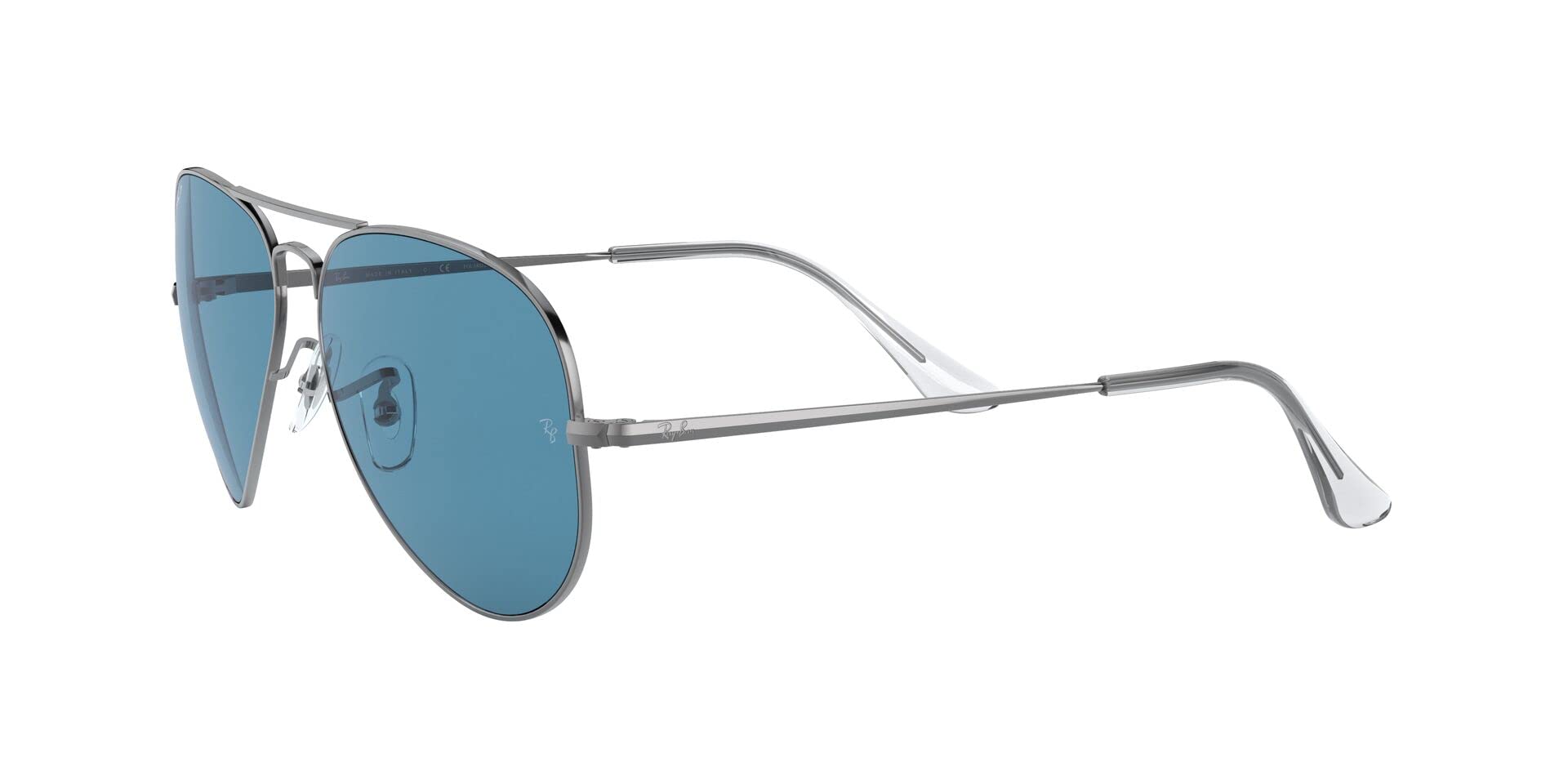 Ray-Ban Aviator Metal II RB3689 Sunglasses - Gunmetal/Polarized Blue / 62 mm - 8056597260626 - Additional Image 2