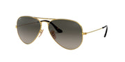 Ray-Ban Aviator RB3025 Sunglasses Batch 3 - Gold/Light Grey Gradient Dark Grey / 62 mm - X002D3C2MH - Additional Image 1
