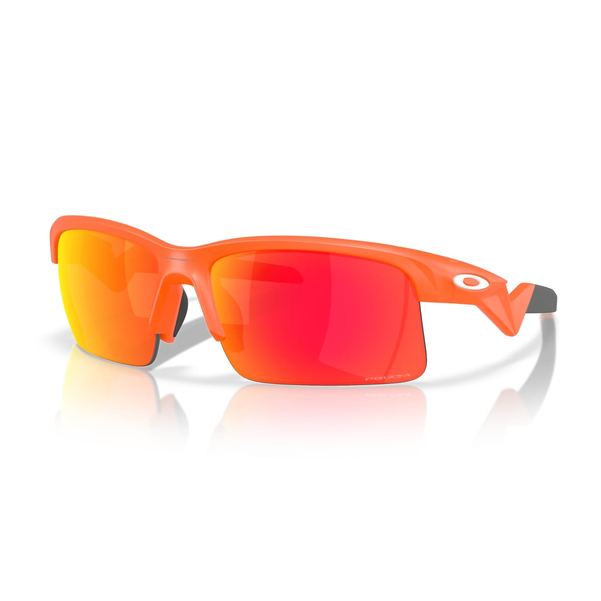 Oakley Capacitor Sunglasses - Matte Neon Orange / Prizm Ruby / 63mm - 888392639547