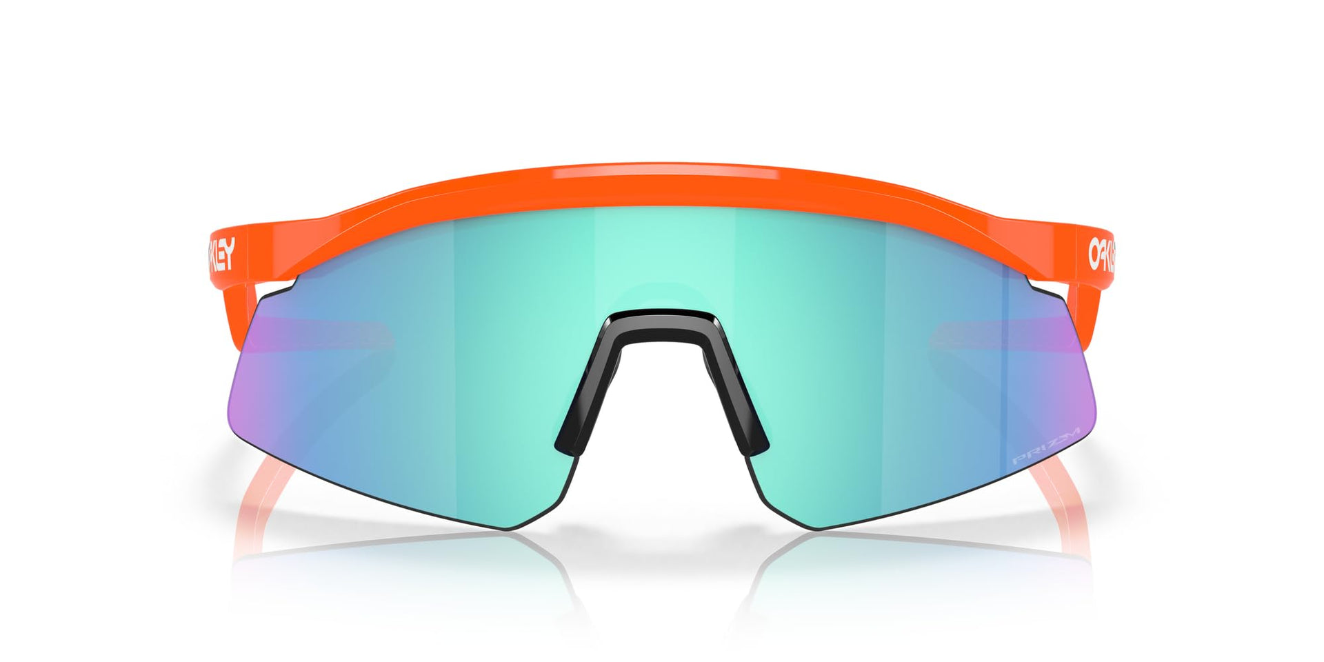 Oakley Hydra Sunglasses - Neon Orange/Prizm Sapphire / 37 mm - 888392596581