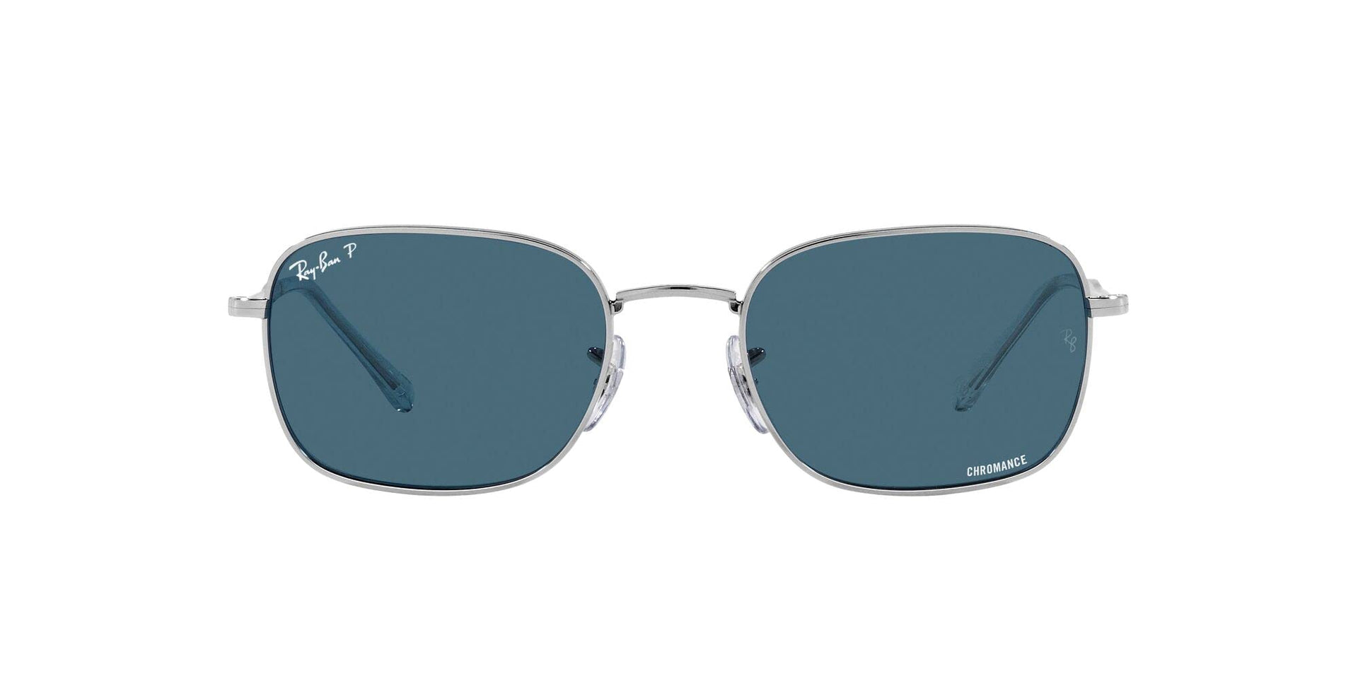 Ray-Ban RB3706 Sunglasses - Silver/Polarized Blue / 54 mm - 8056597835619