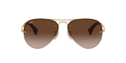 Ray-Ban Aviator RB3449 Sunglasses - Gold/Brown Gradient Dark Brown / 59 mm - 805289453024