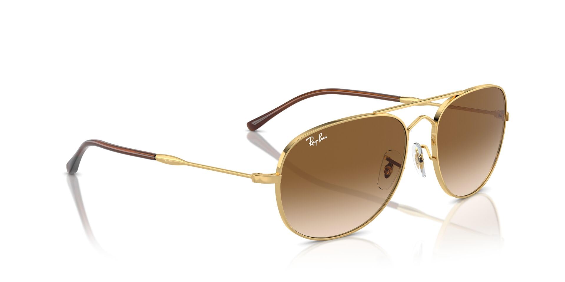 Ray-Ban Bain Bridge RB3735 Sunglasses - Gold/Clear Gradient Brown / 57 mm - X0045VDSCX - Additional Image 2