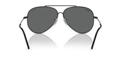 Ray-Ban Aviator Reverse RBR0101S Sunglasses - Lenny Kravitz Black/Dark Grey / 59 mm - 8056262151297 - Additional Image 4