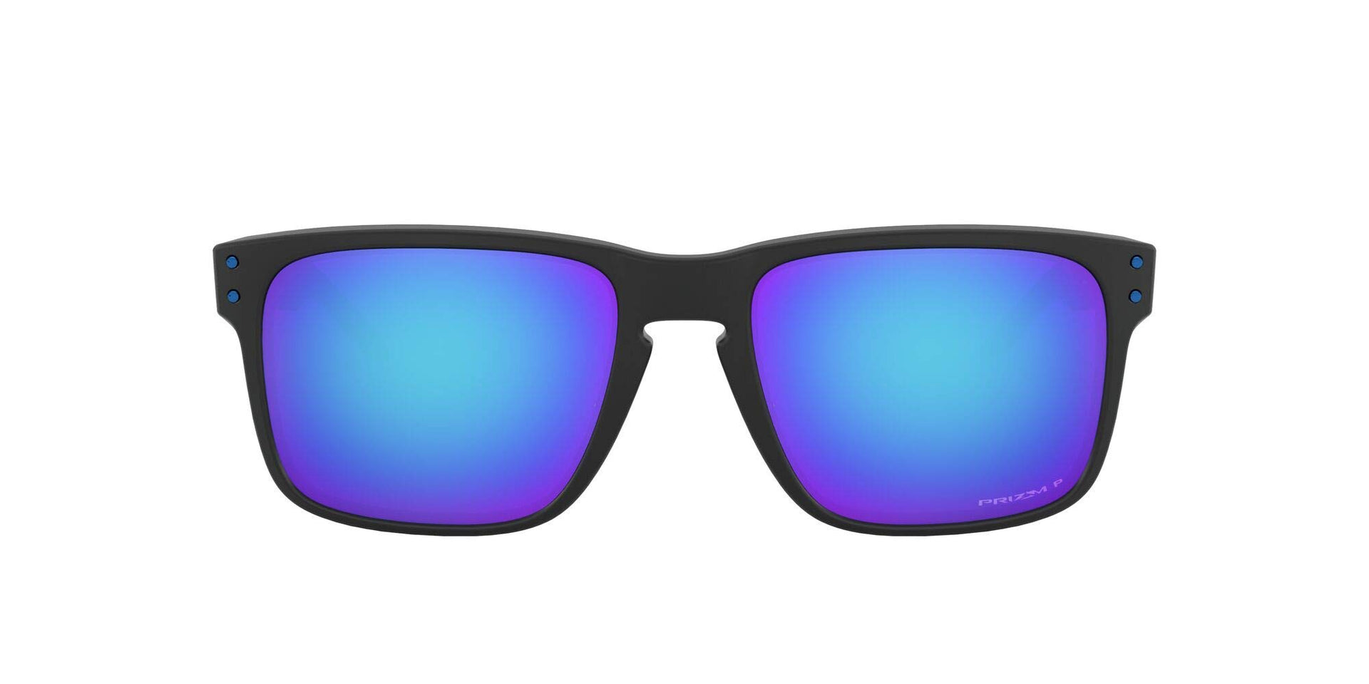 Oakley Holbrook Low Bridge Fit Sunglasses - Matte Black/Prizm Sapphire Iridium Polarized / 56 mm - 888392486462
