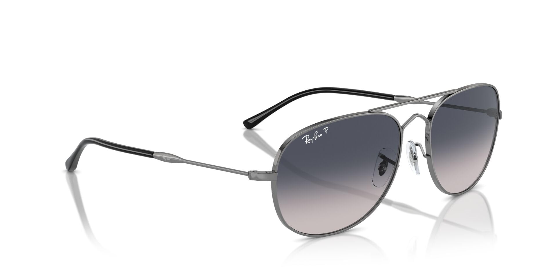 Ray-Ban Bain Bridge RB3735 Sunglasses - Gunmetal/Blue Gradient Polarized / 57 mm - 8056262043509 - Additional Image 2