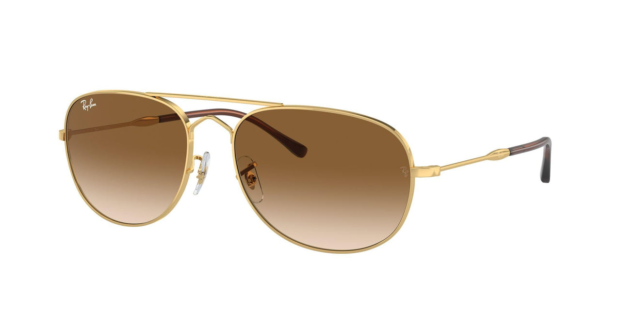 Ray-Ban Bain Bridge RB3735 Sunglasses - Gold/Clear Gradient Brown / 60 mm - 8056262043417