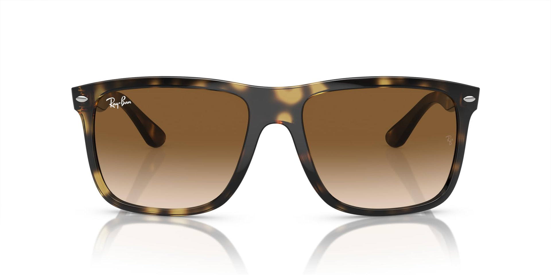 Ray-Ban Boyfriend Two RB4547 Sunglasses - Havana/Clear Gradient Brown / 57 mm - 8056597939430
