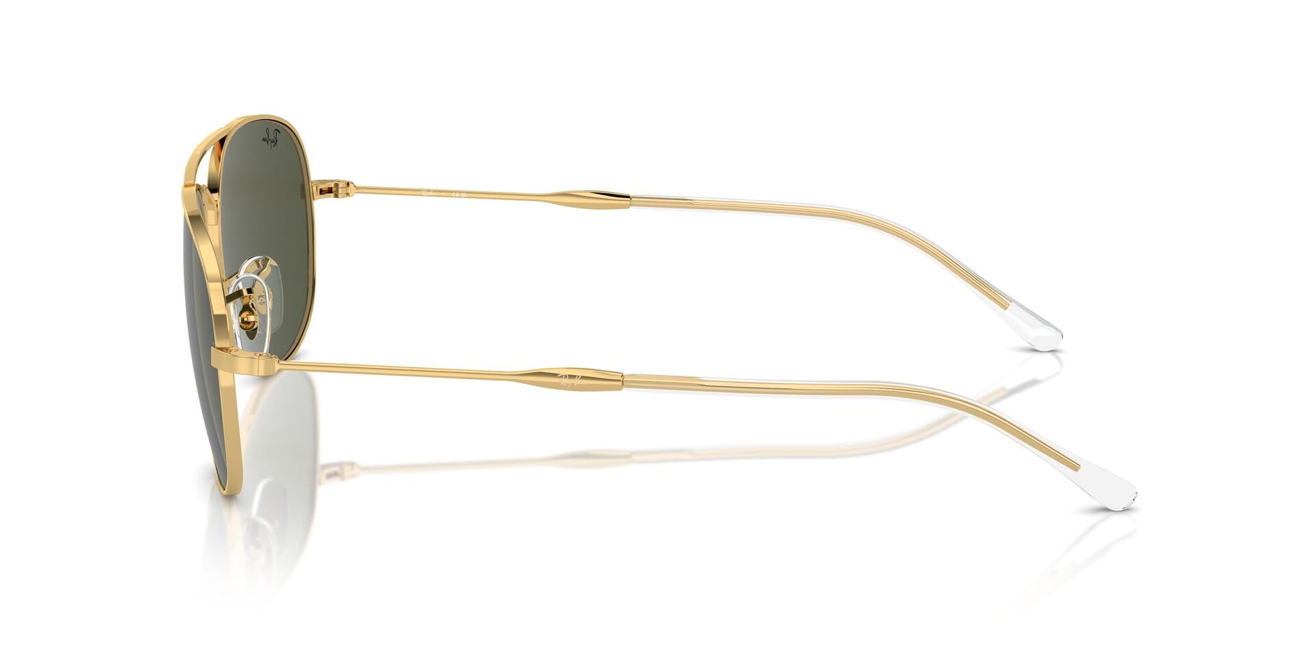 Ray-Ban Bain Bridge RB3735 Sunglasses - Gold/Green / 60 mm - X0045V53EJ - Additional Image 4