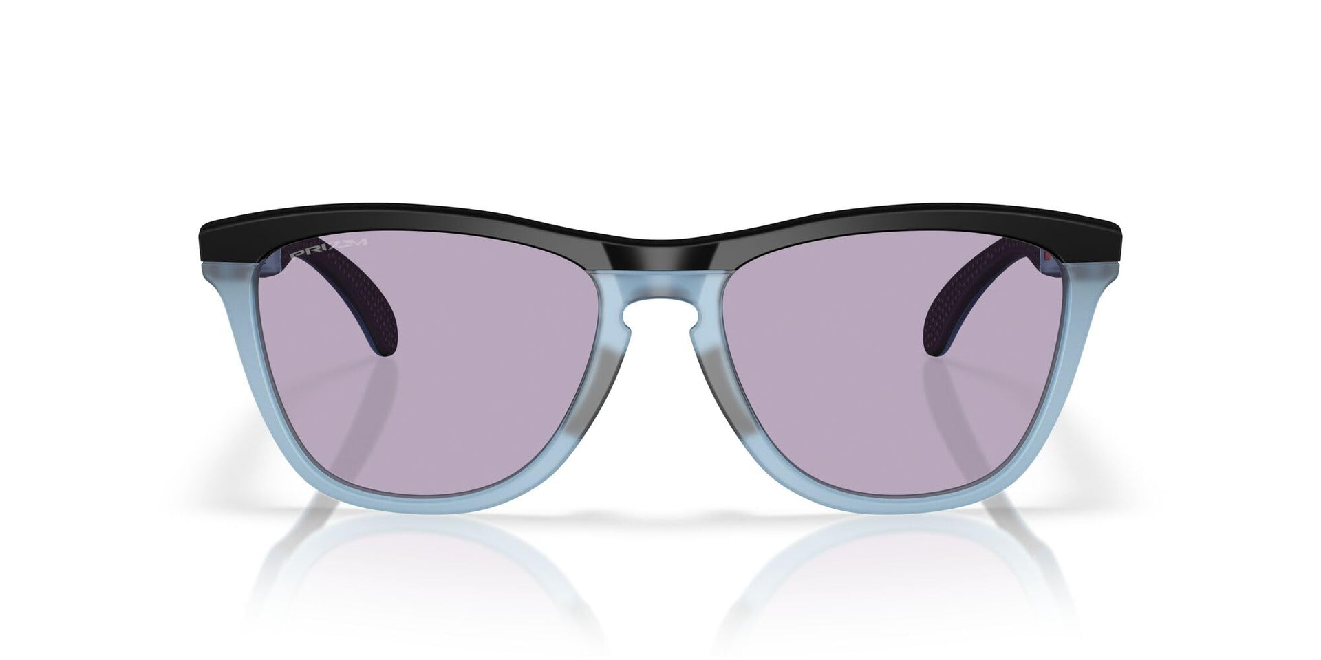 Oakley Frogskins Range Low Bridge Fit Sunglasses - Matte Black/Prizm Slate / 55mm - 888392645883