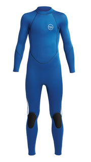 XCEL Xcel Youth Axis Flatlock Back Zip 3/2mm Fullsuit - Faint Blue/White / 16