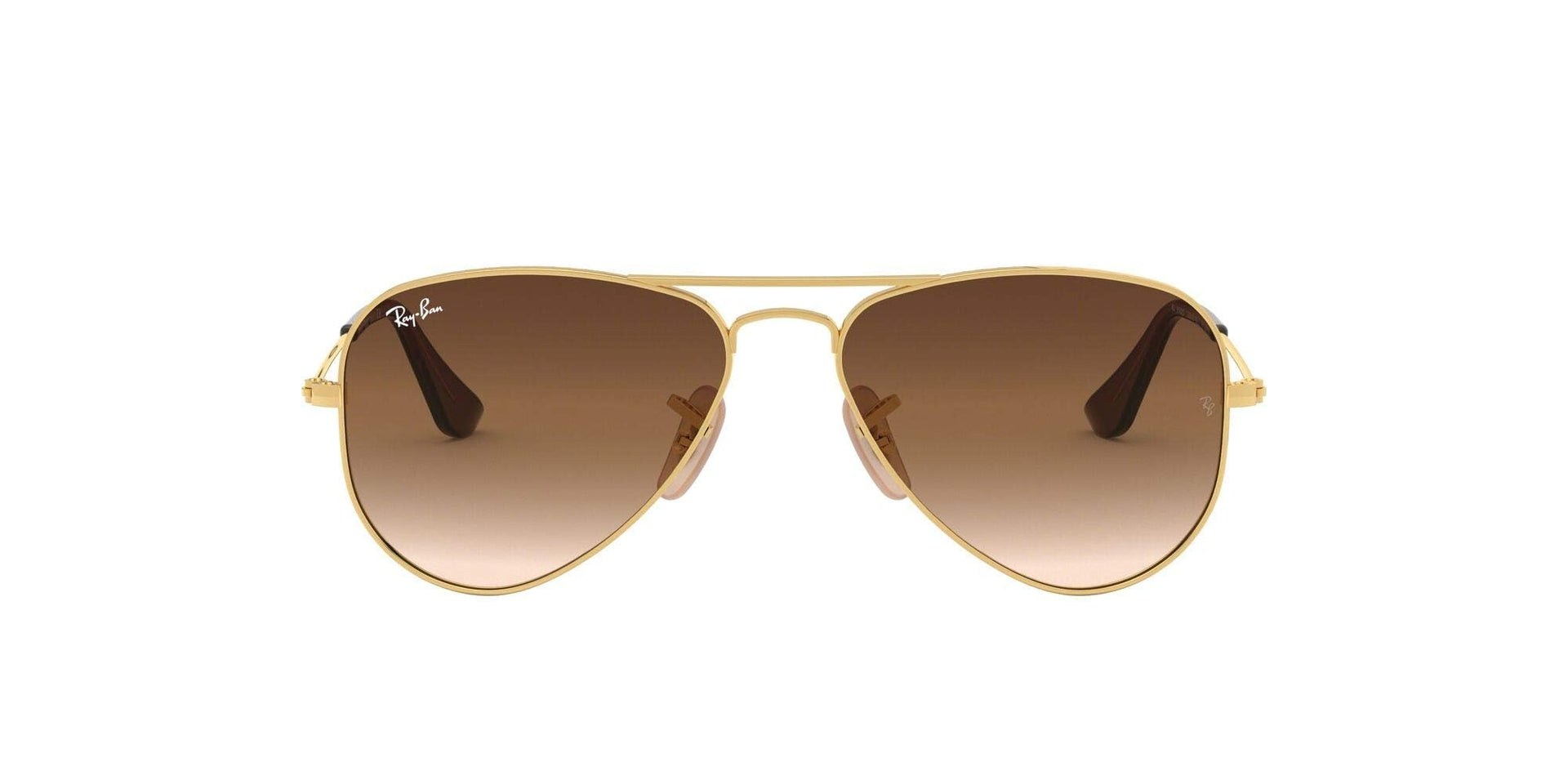Ray-Ban Metal Aviator RJ9506S Sunglasses - Arista/Brown Gradient Dark Brown / 52 mm - 8053672835236
