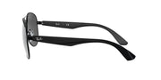 Ray-Ban Aviator RB3523 Sunglasses - Matte Black/Grey Mirrored Silver / 59 mm (X001ECJ6PT) - X001ECJ6PT - Additional Image 3