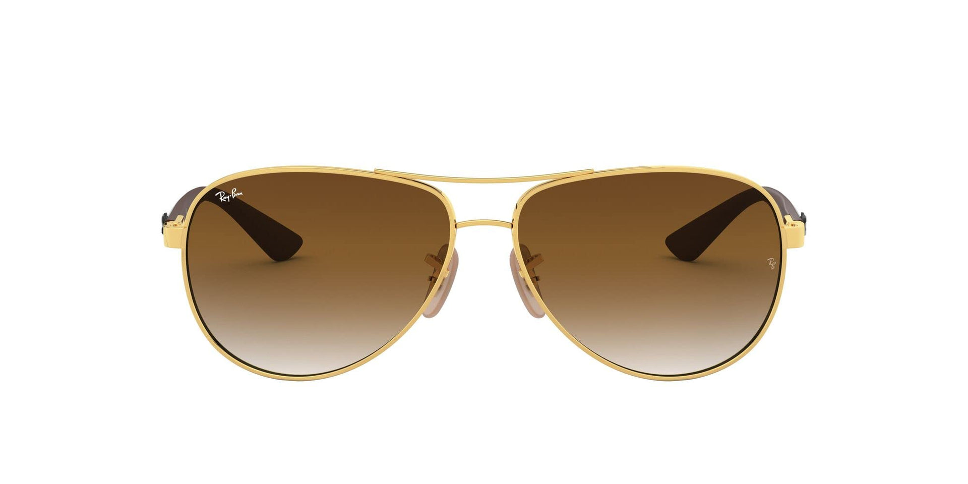 Ray-Ban Carbon Fiber Aviator RB8313 Sunglasses - Gold/Clear Gradient Brown / 58 mm (X001DM03ON) - X001DM03ON