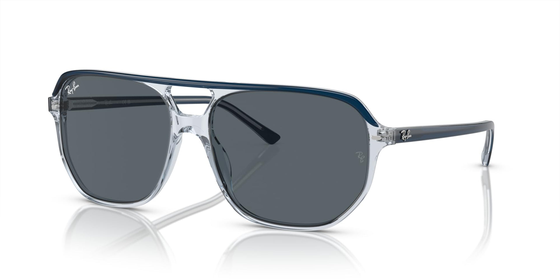 Ray-Ban Bill One RB2205 Sunglasses - Blue on Transparent Blue/Blue / 57 mm - 8056597936200 - Additional Image 1