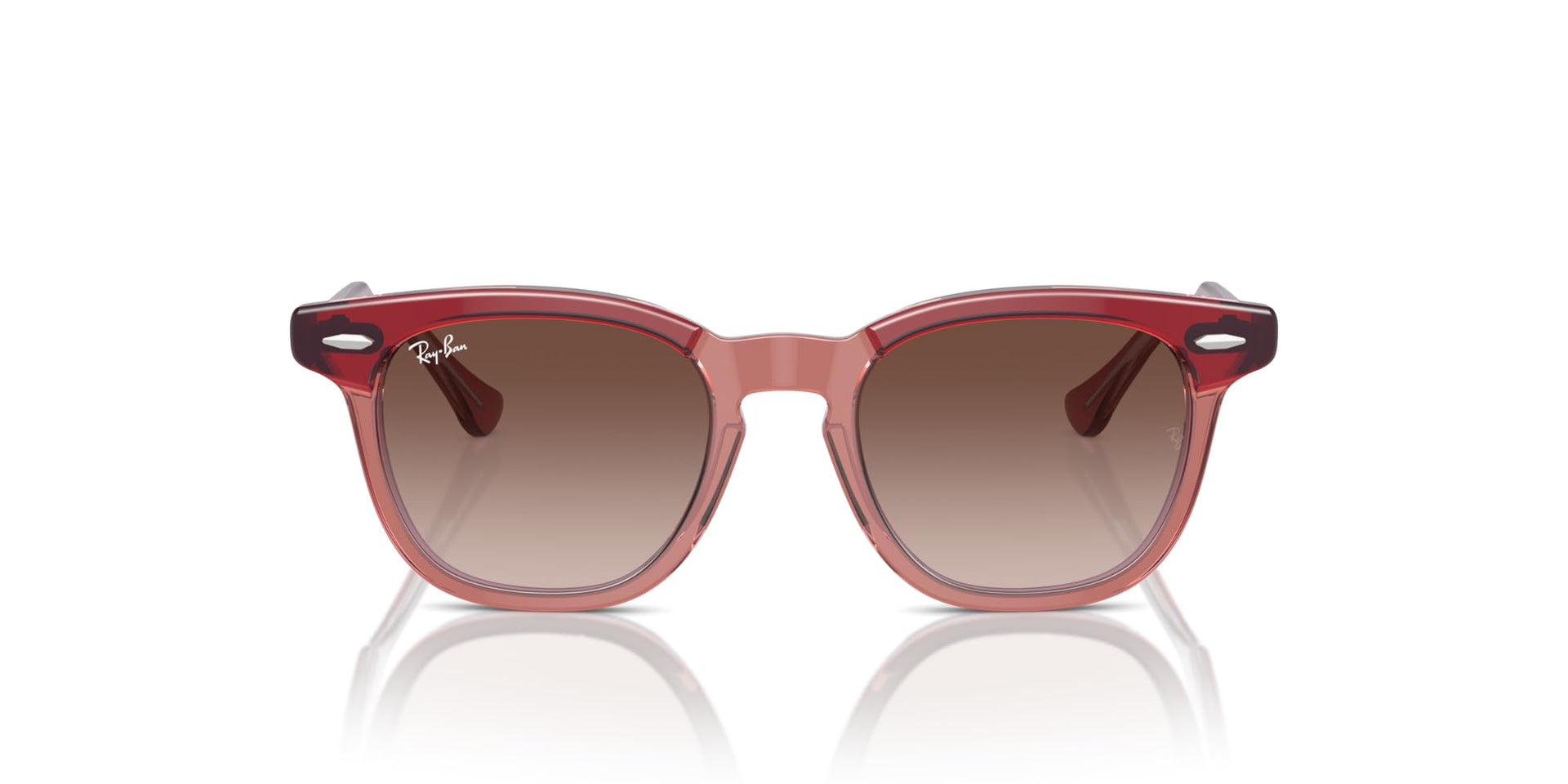 Ray-Ban RJ9098S Sunglasses - Top Red/Orange/Light Purple/Brown Gradient / 45 mm - 8056262047132