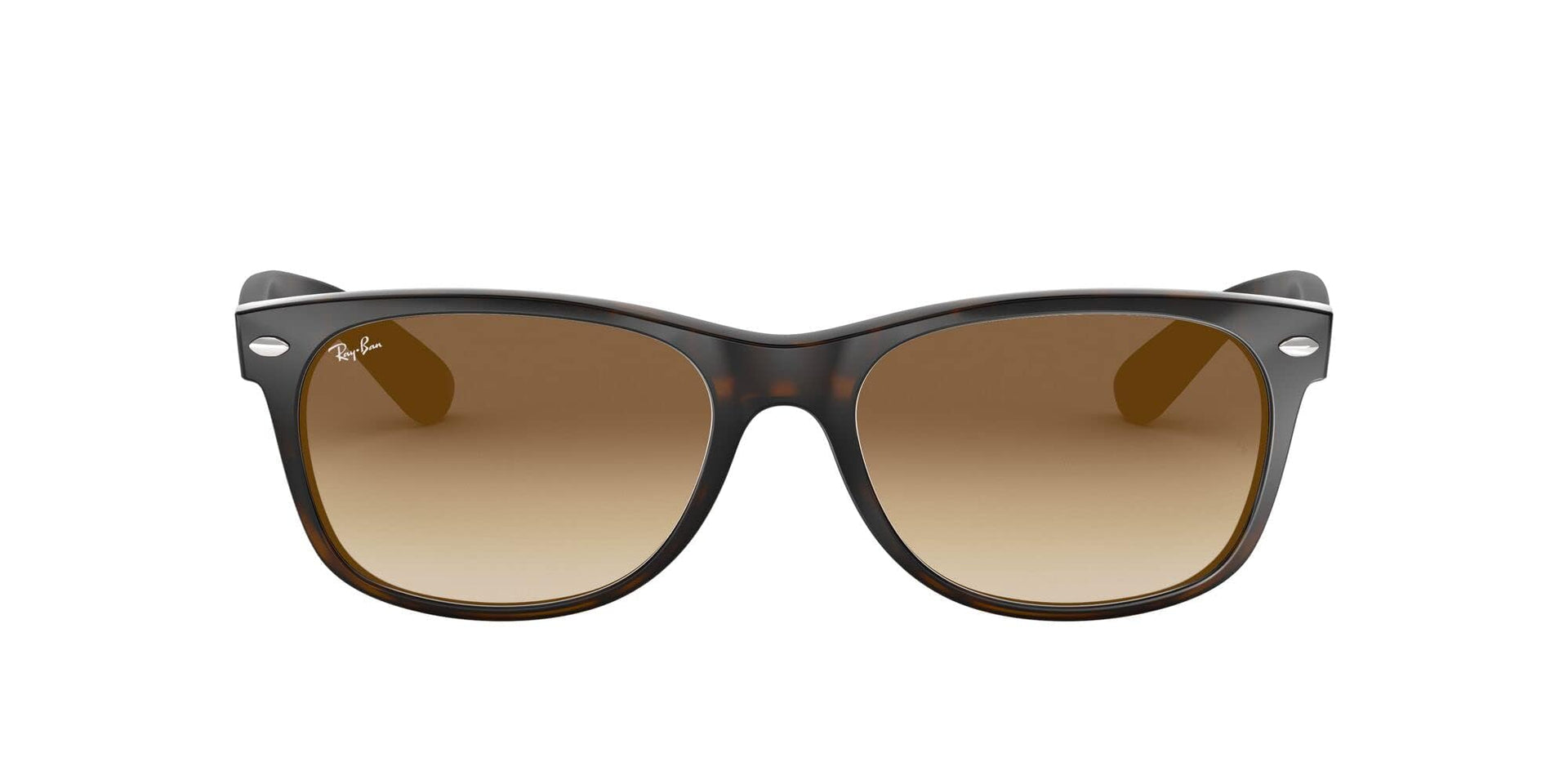 Ray-Ban New Wayfarer RB2132 Sunglasses - Light Havana/Clear Gradient Brown / 55 mm - 805289295549