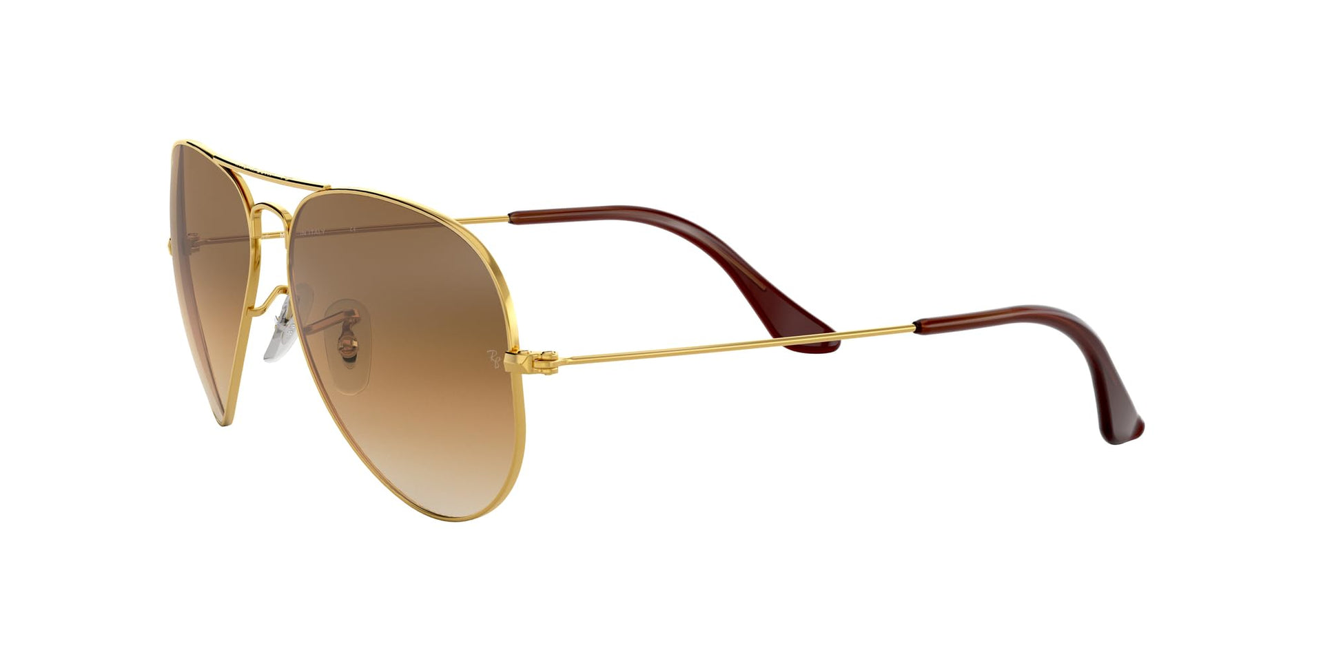 Ray-Ban Aviator RB3025 Sunglasses Batch 3 - Gold/Clear Gradient Brown / 62 mm - X002FMXYBJ - Additional Image 2