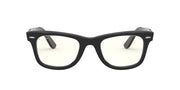 Ray-Ban Original Wayfarer Low Bridge Fit RB2140F Sunglasses - Black/Polarized Grey / 52 mm - 8056597383707