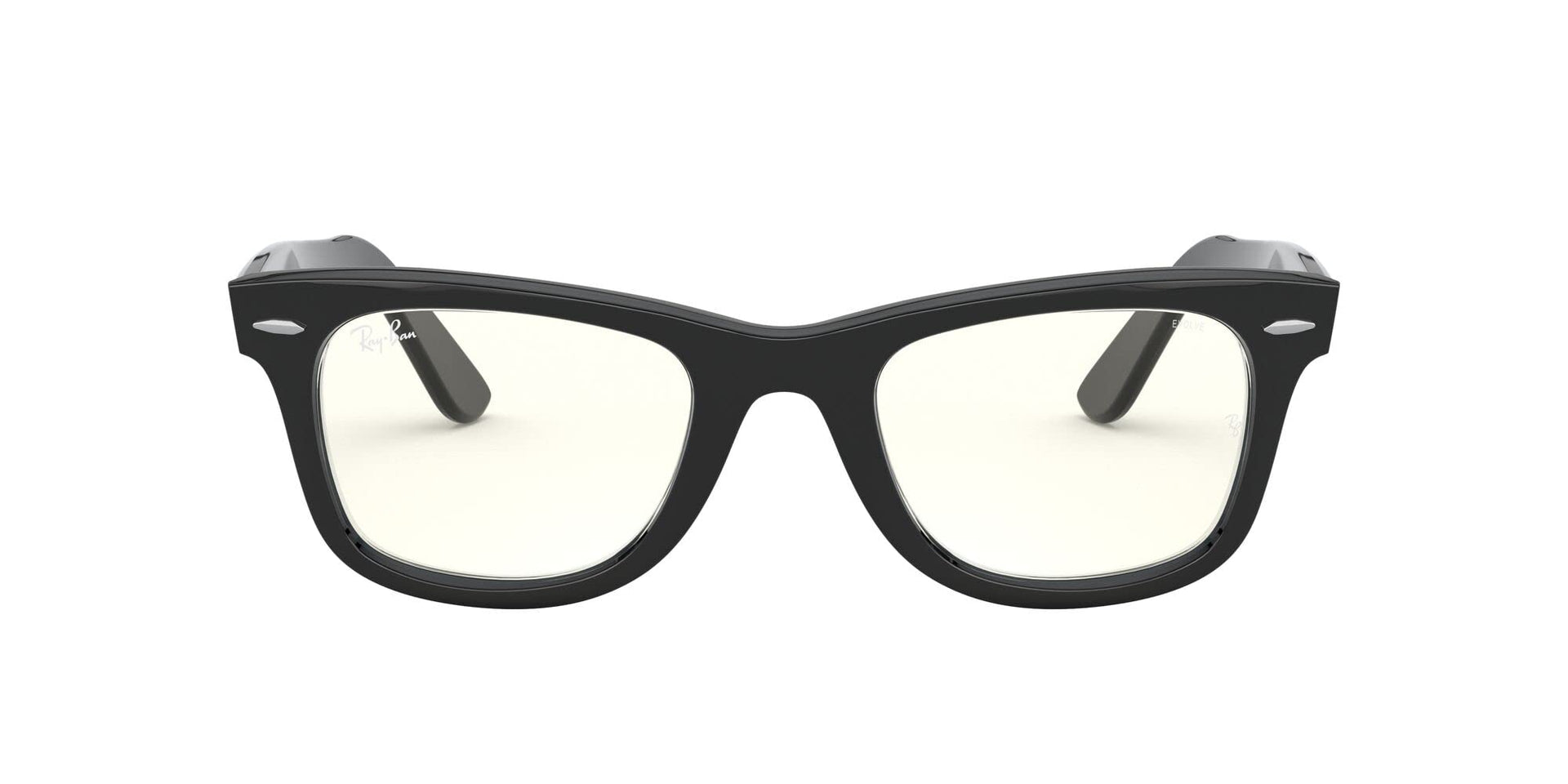 Ray-Ban Original Wayfarer Low Bridge Fit RB2140F Sunglasses - Black/Polarized Grey / 52 mm - 8056597383707