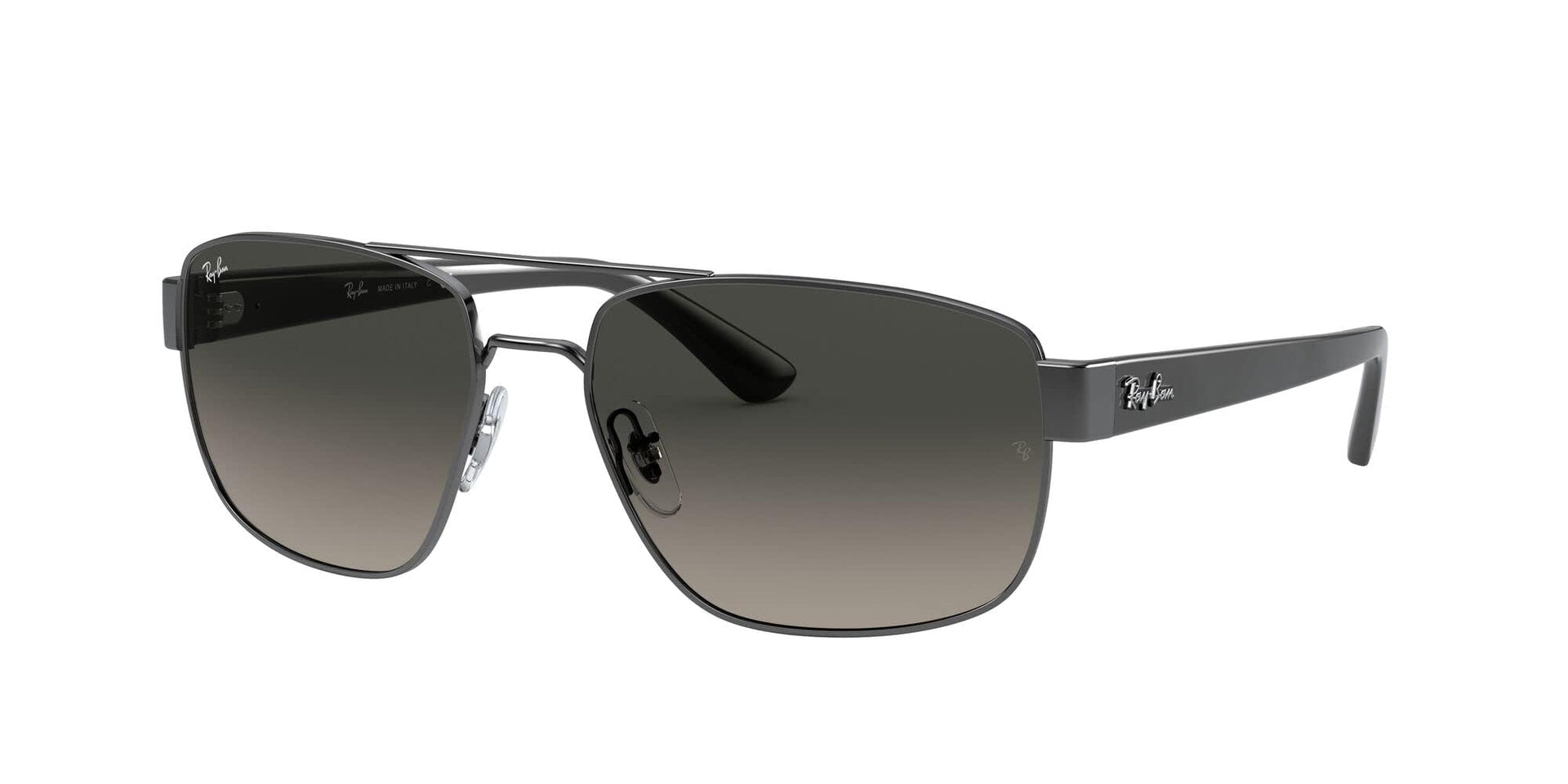 Ray-Ban RB3663 Sunglasses - Gunmetal/Light Grey Gradient Dark Grey / 60 mm - 8056597242936