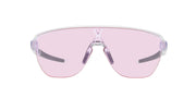 Oakley Corridor Low Bridge Fit Sunglasses - Matte Clear/Prizm Lowlight / 42 mm - 888392603623