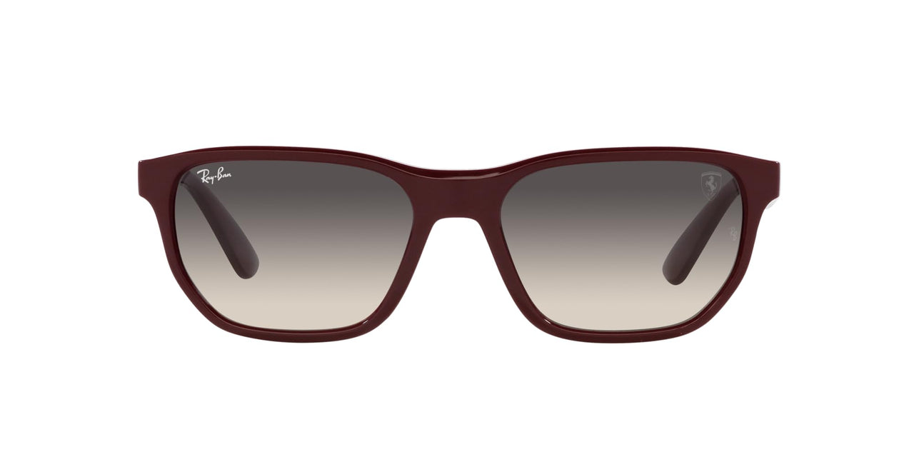 Ray-Ban RB4404M Sunglasses - Dark Red/Grey Gradient / 57 mm - 8056597853767