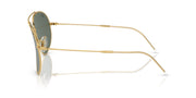 Ray-Ban Aviator Reverse RBR0101S Sunglasses - Gold/Dark Green / 62 mm - 8056597919036 - Additional Image 1