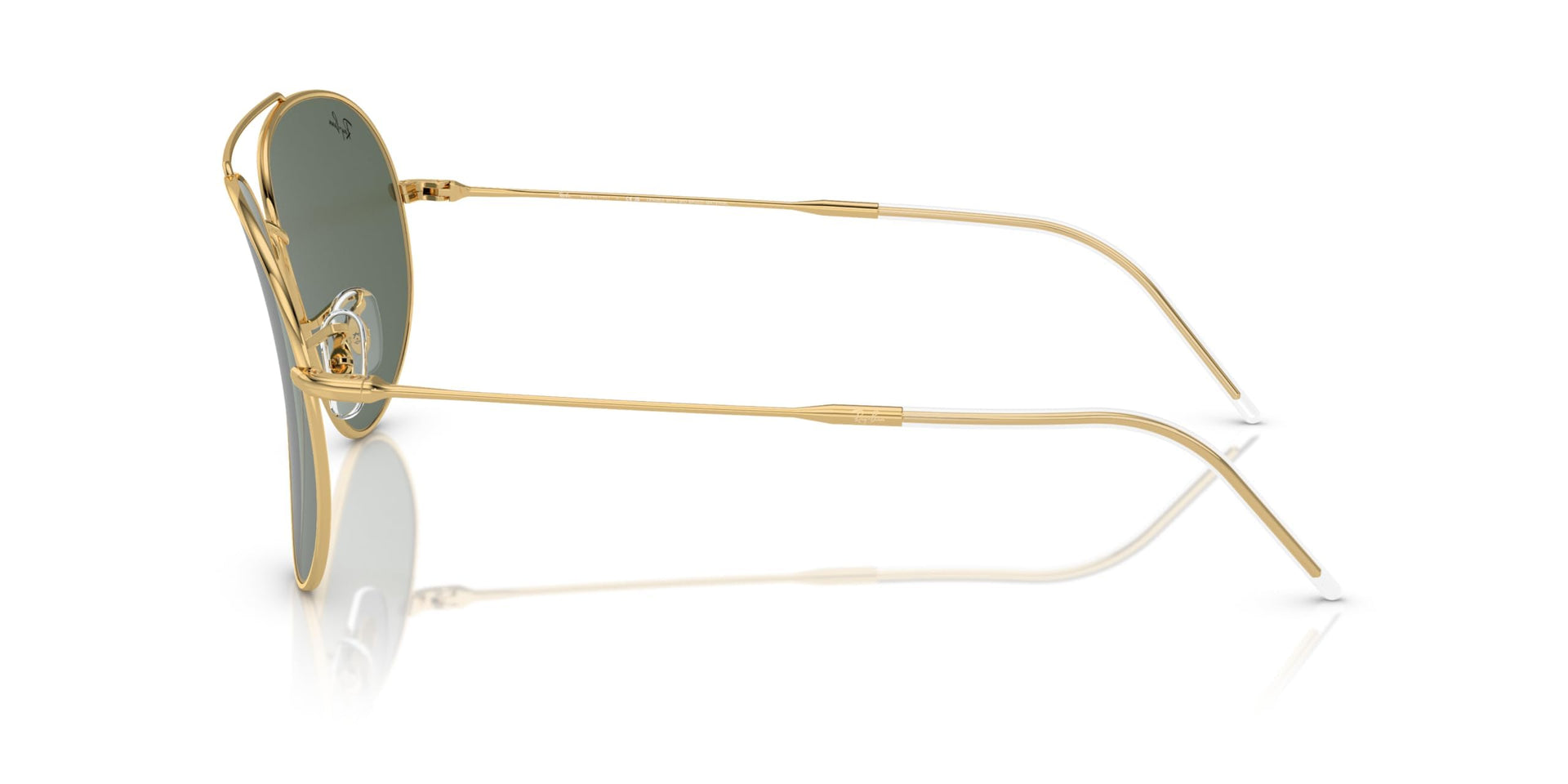 Ray-Ban Aviator Reverse RBR0101S Sunglasses - Gold/Dark Green / 62 mm - 8056597919036 - Additional Image 1