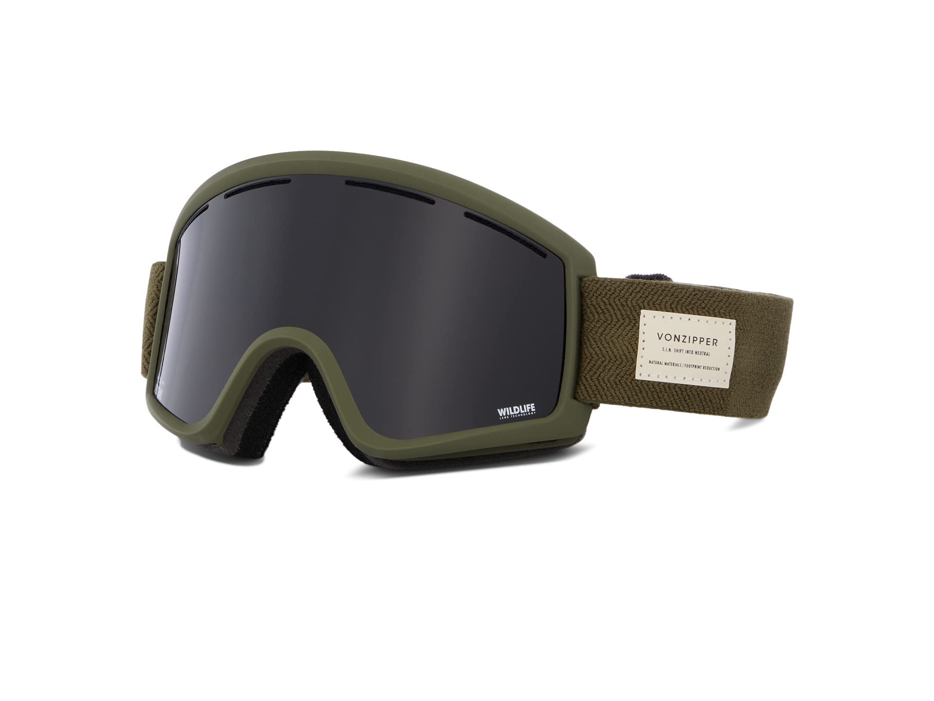VonZipper Cleaver Chrome Lense Sunglasses - VonZipper Cleaver S.I.N. Charcoal One Size - X003E89LHT