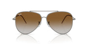 Ray-Ban Aviator Reverse RBR0101S Sunglasses - Gunmetal/Clear Gradient Brown / 62 mm (X003UYIYYN) - X003UYIYYN - Additional Image 2