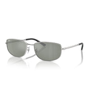 Ray-Ban RB3732 Sunglasses - Silver / Green & Silver / Small - 8056262042298