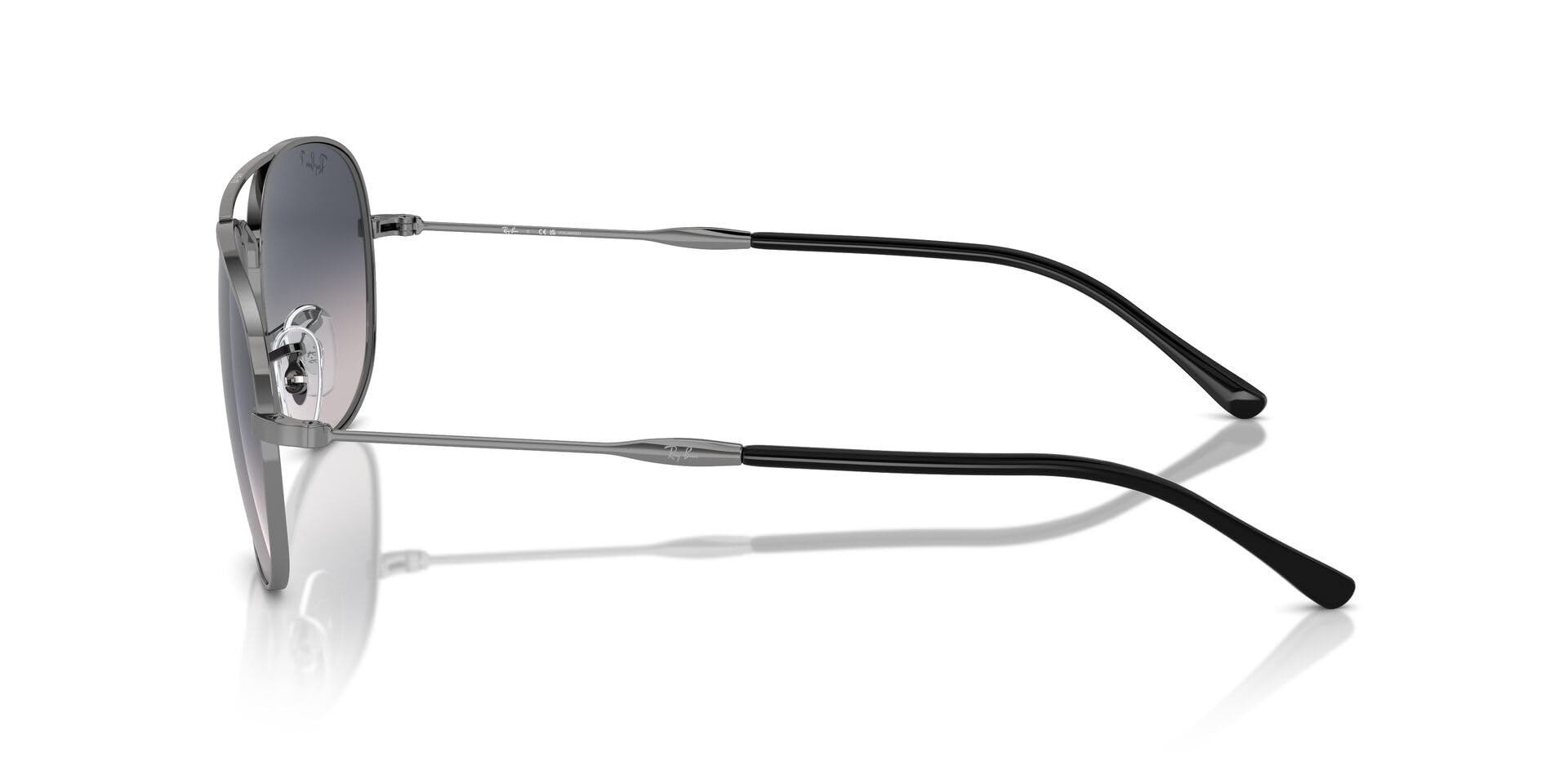 Ray-Ban Bain Bridge RB3735 Sunglasses - Gunmetal/Blue Gradient Polarized / 60 mm - 8056262043516 - Additional Image 4