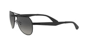 Ray-Ban Aviator RB3549 Sunglasses - Black/Polarized Light Grey Gradient Dark Grey / 61 mm - 8053672879032 - Additional Image 2