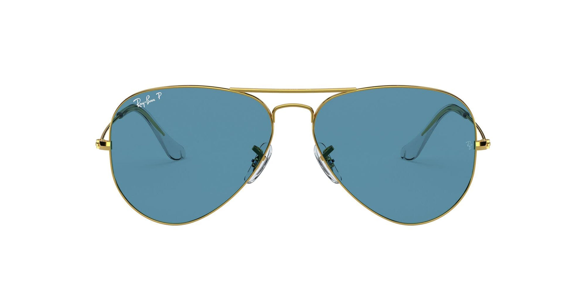Ray-Ban Aviator RB3025 Sunglasses - Legend Gold/Polarized Blue / 58 mm - 8056597260060