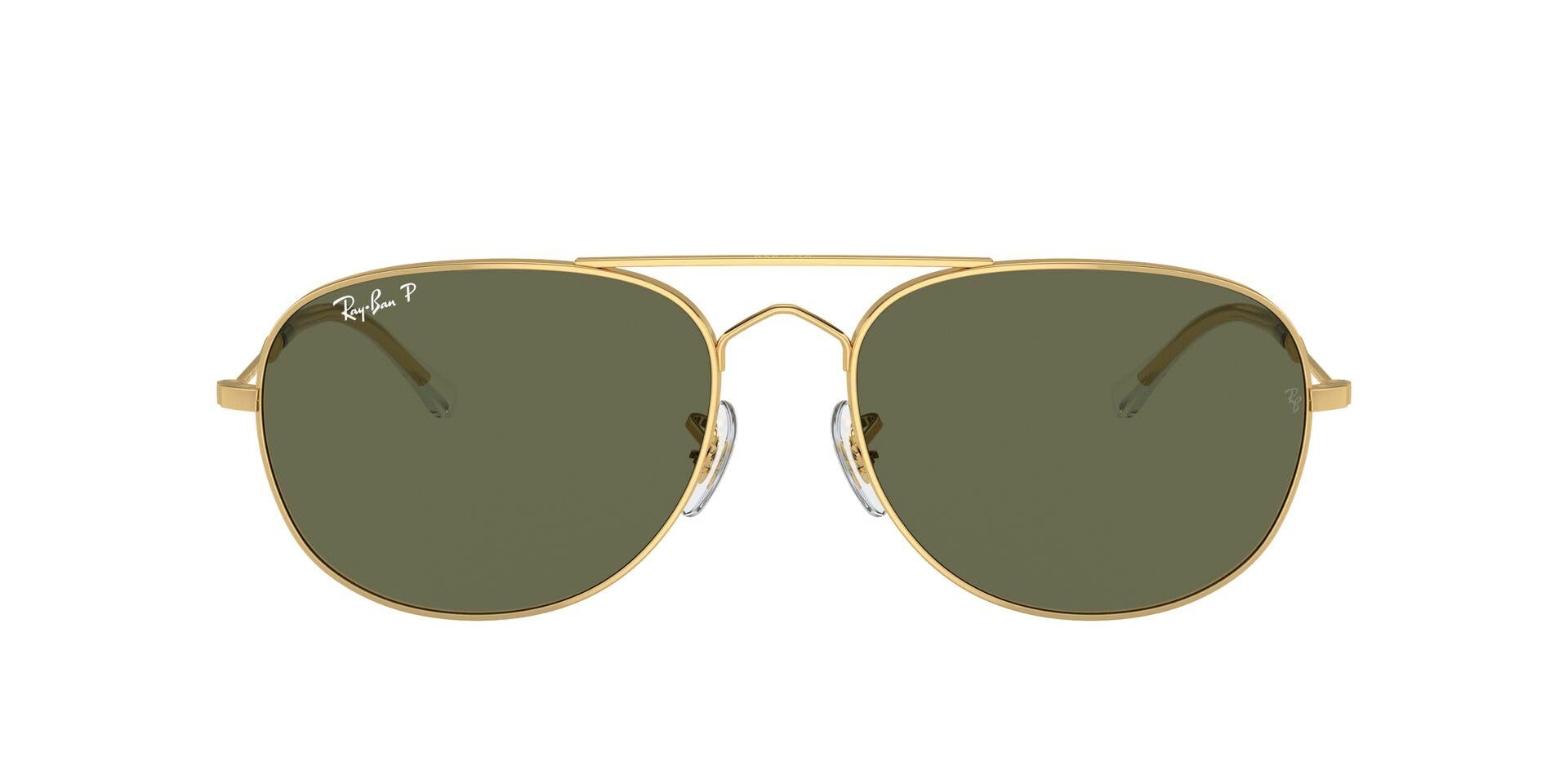 Ray-Ban Bain Bridge RB3735 Sunglasses - Gold/Polarized Green / 60 mm - 8056262043431 - Additional Image 1