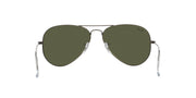 Ray-Ban Aviator RB3025 Sunglasses Batch 2 - Gunmetal Matte / 58 mm - X001DIWNZJ - Additional Image 3