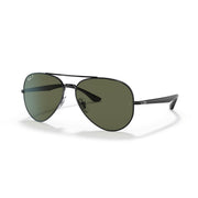 Ray-Ban Aviator RB3675 Sunglasses - Black/Green Polarized / 58 mm - 8056597432184