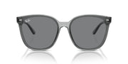 Ray-Ban RB4423D Sunglasses - Transparent Grey/Dark Brown / 66 mm - 8056262051634