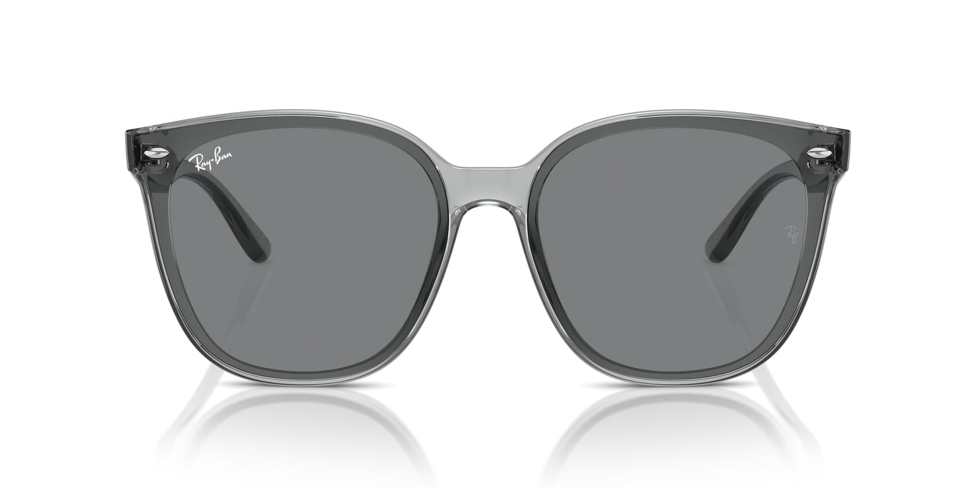 Ray-Ban RB4423D Sunglasses - Transparent Grey/Dark Brown / 66 mm - 8056262051634